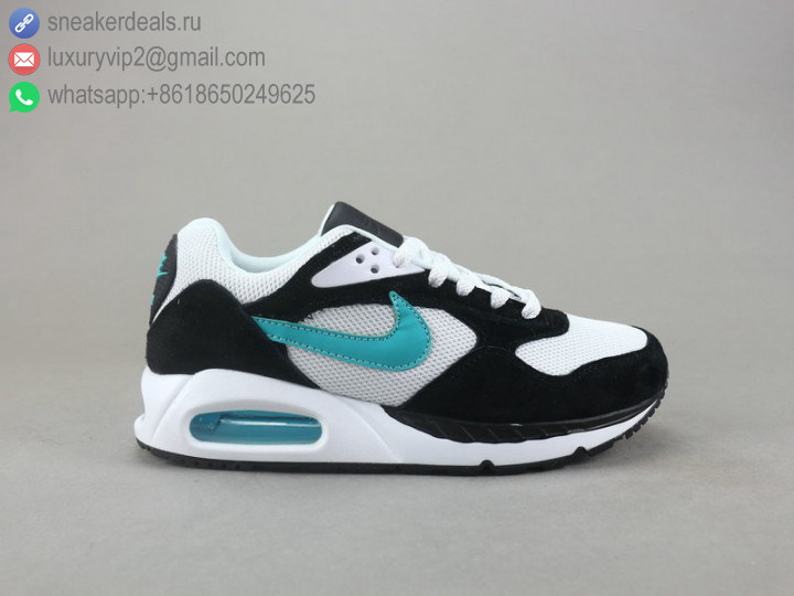 NIKE AIR MAX DIRECT WHITE BLACK SKY BLUE LEATHER MEN RUNNING SHOES